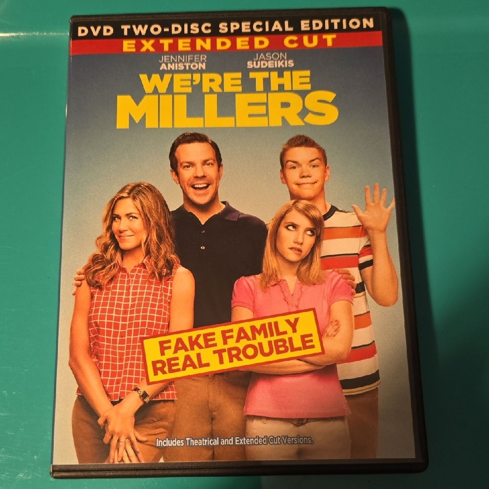 We're the Millers Movie DVD - With Extra Extended Cut DVD